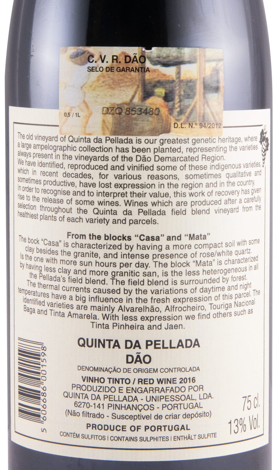 2016 Quinta da Pellada tinto