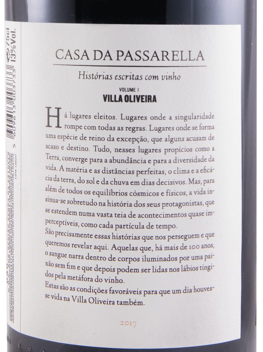 2017 Casa da Passarella Villa Oliveira Vinha Centenária Pai d'Aviz tinto