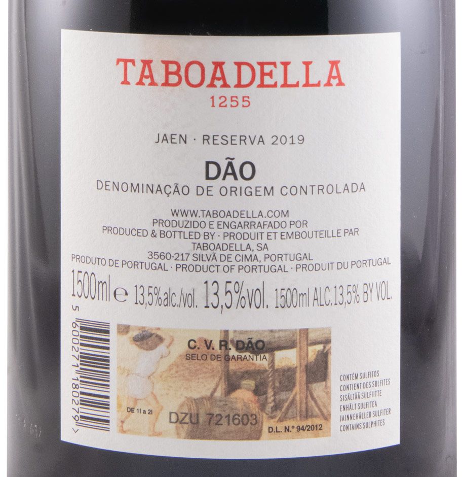 2019 Taboadella Jaen Reserva tinto 1,5L
