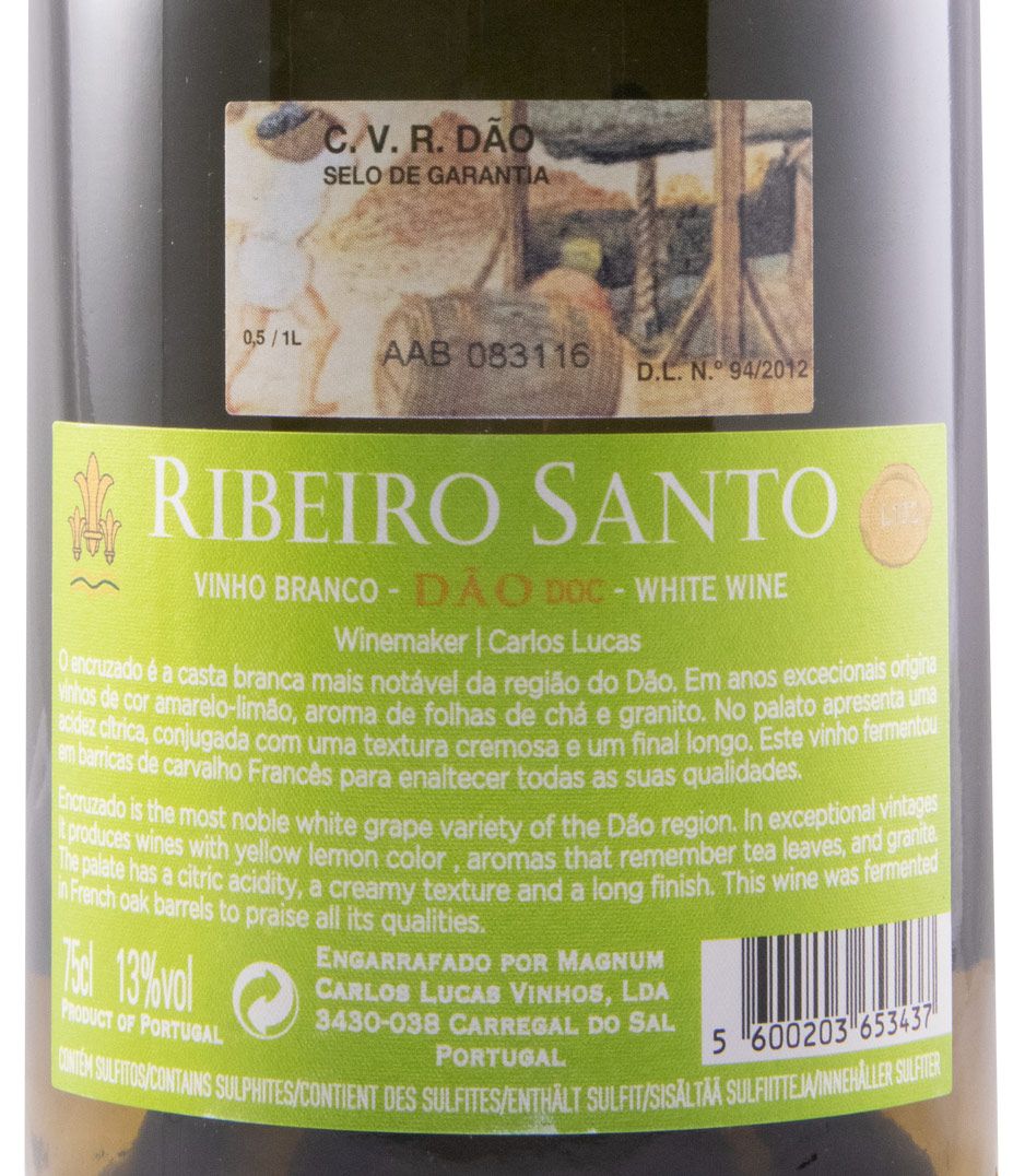 2021 Ribeiro Santo Encruzado branco