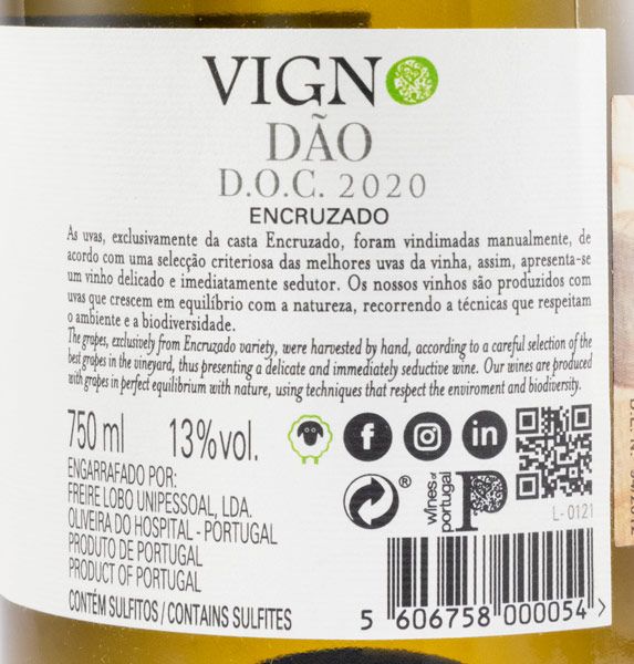 2020 Freire Lobo Vigno Encruzado white