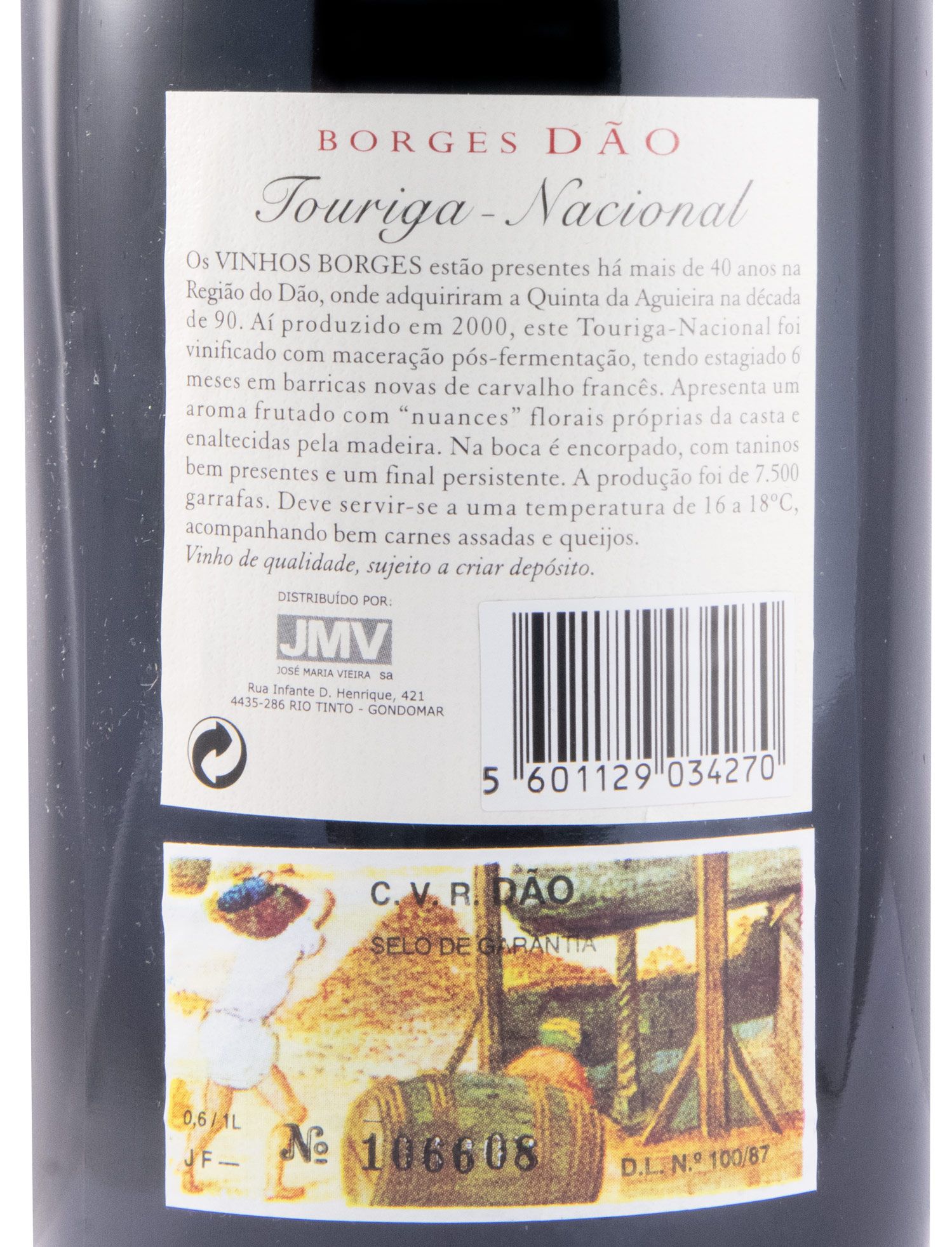 2000 Borges Touriga Nacional red