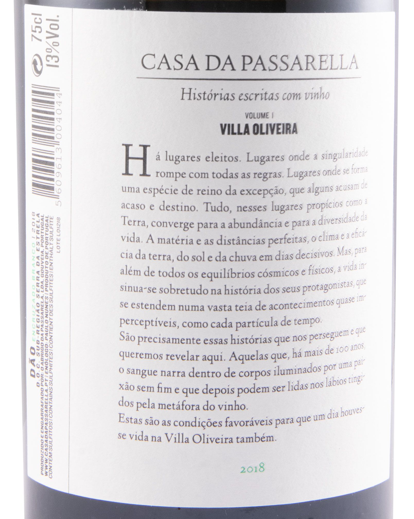 2018 Casa da Passarella Villa Oliveira Encruzado white