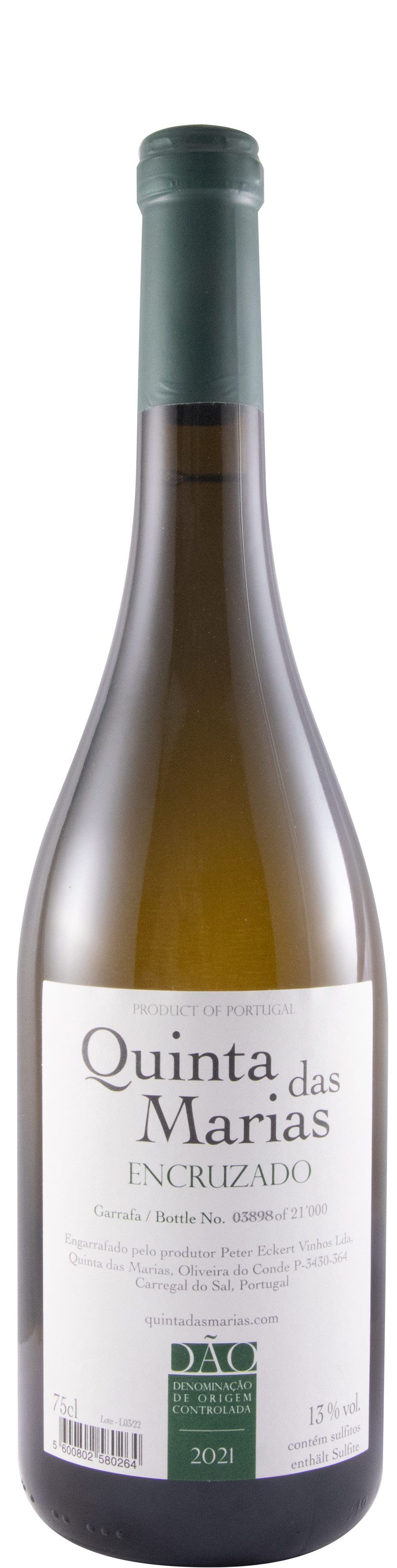 2021 Quinta das Marias Encruzado white