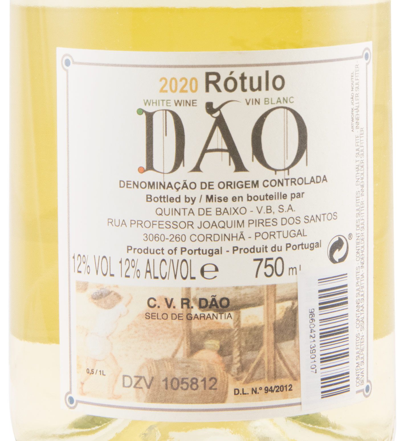2020 Niepoort Rótulo white