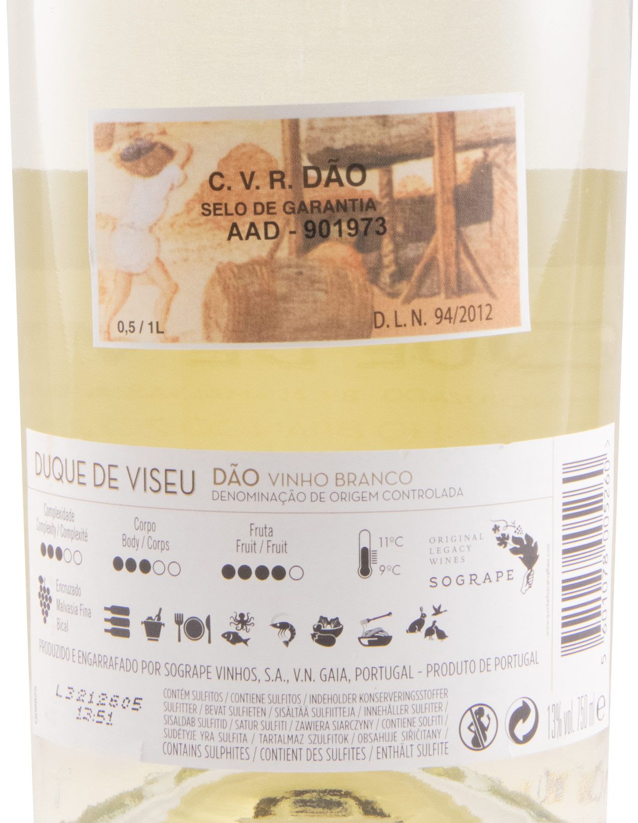 2021 Quinta dos Carvalhais Duque de Viseu branco