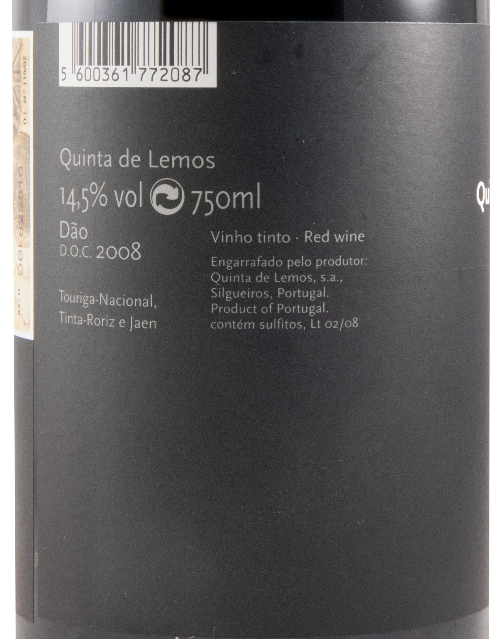 2008 Quinta de Lemos Jaen red