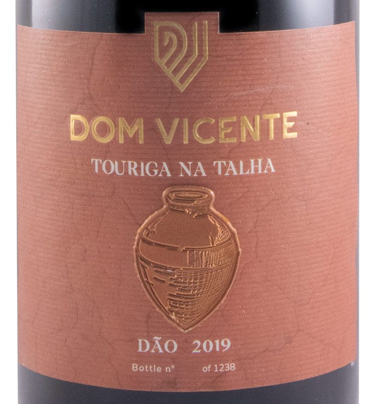 2019 Dom Vicente Touriga na Talha tinto (rótulo danificado)