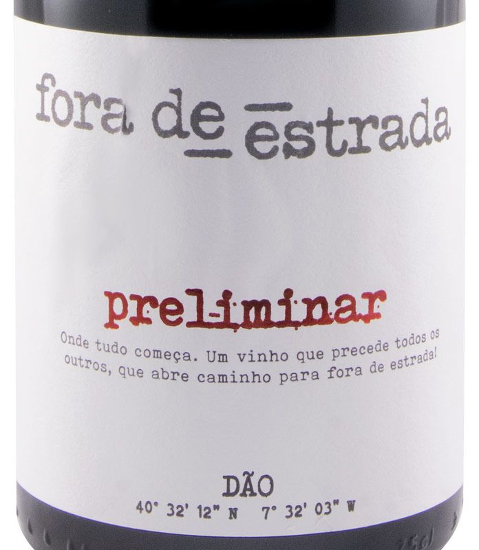 2020 Fora de Estrada Preliminar red (damaged label)