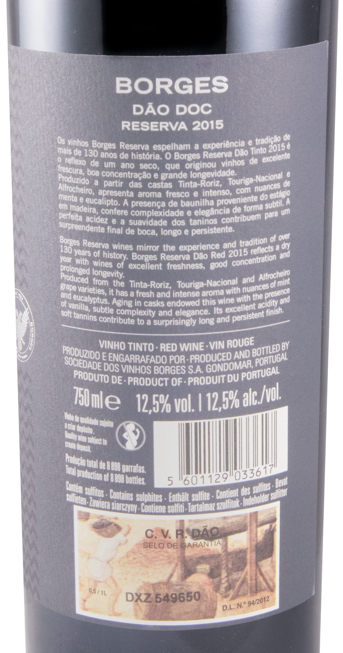 2015 Borges Reserva red