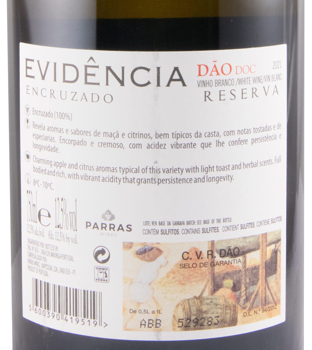 2021 Evidência Encruzado Reserva branco