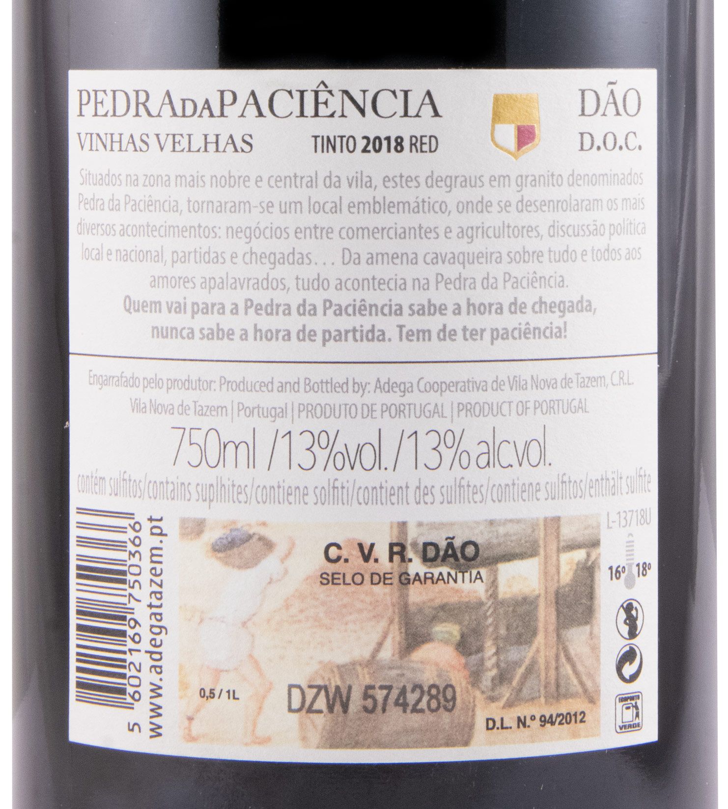 2018 Pedra da Paciência tinto