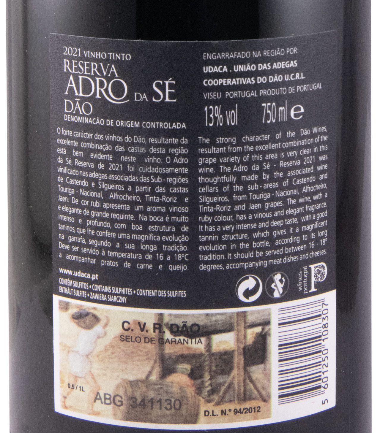 2021 Adro da Sé Reserva tinto