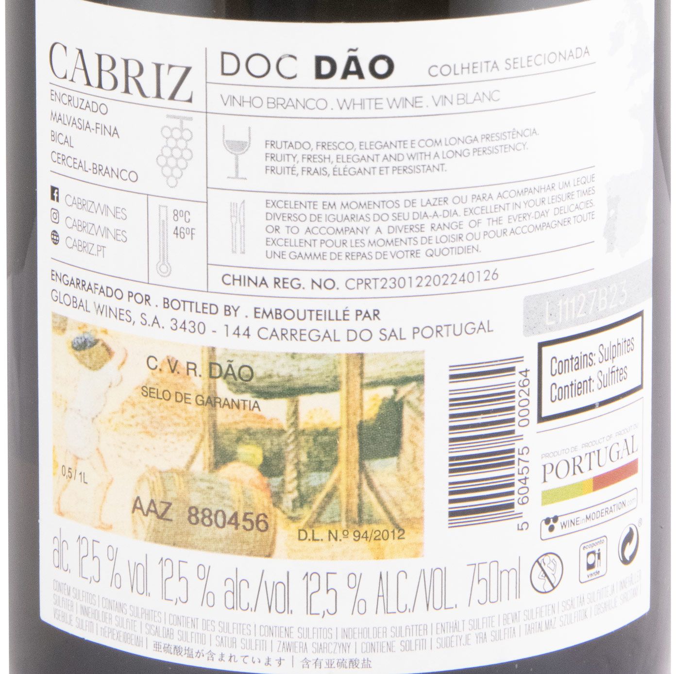 2021 Cabriz Colheita Selecionada white
