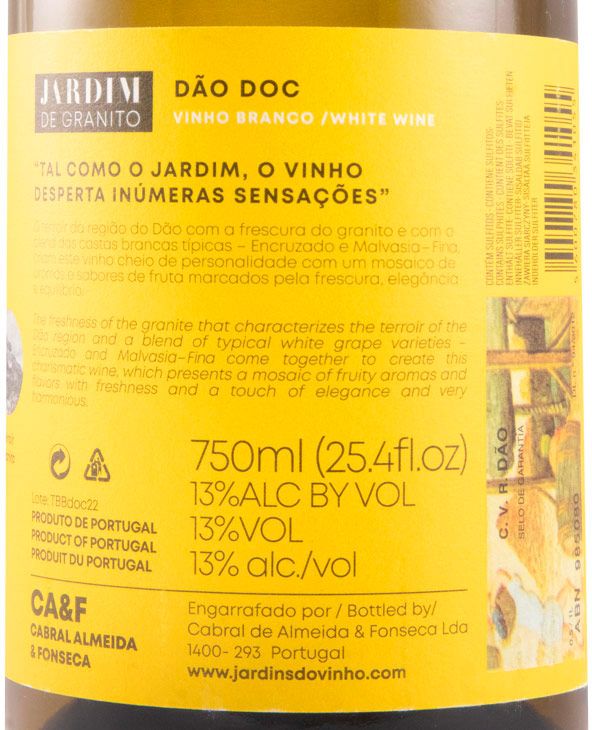 2022 Jardim de Granito Terroir Blend white