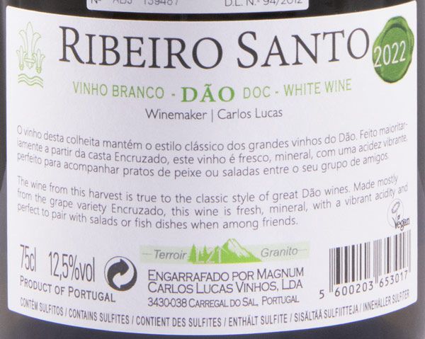 2022 Ribeiro Santo white
