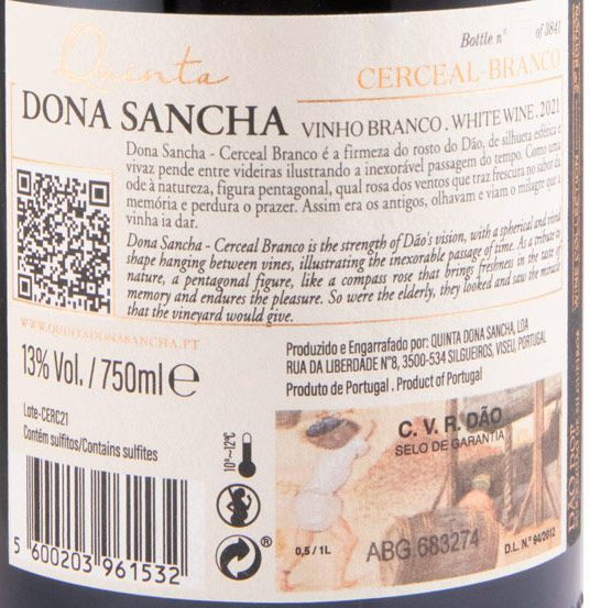 2021 Dona Sancha Cerceal branco