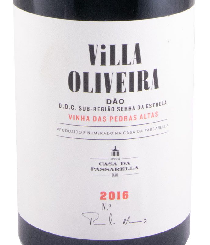 2016 Casa da Passarella Villa Oliveira Vinha das Pedras Altas red