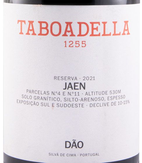 2021 Taboadella Jaen Reserva red (damaged label)