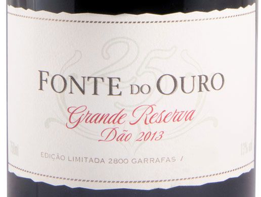 2013 Fonte do Ouro Grande Reserva Limited Edition red