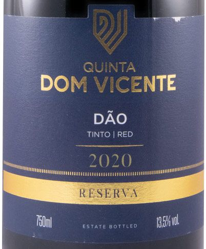 2020 Quinta Dom Vicente Touriga Nacional & Alfrocheiro Reserva red