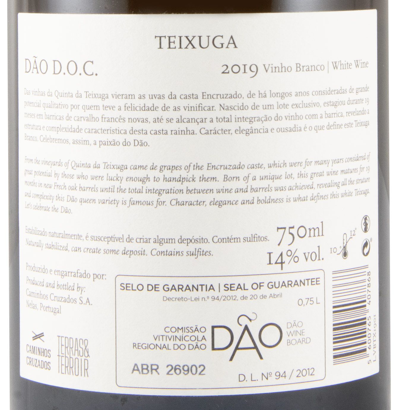 2019 Teixuga white