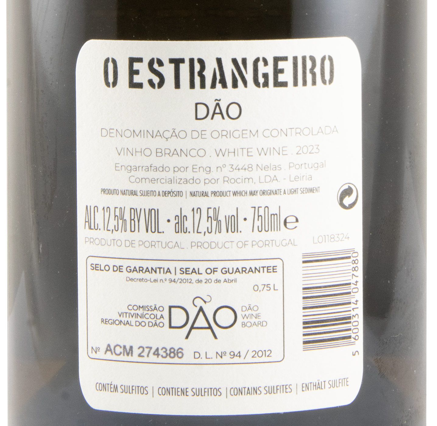 2023 Rocim O Estrangeiro branco