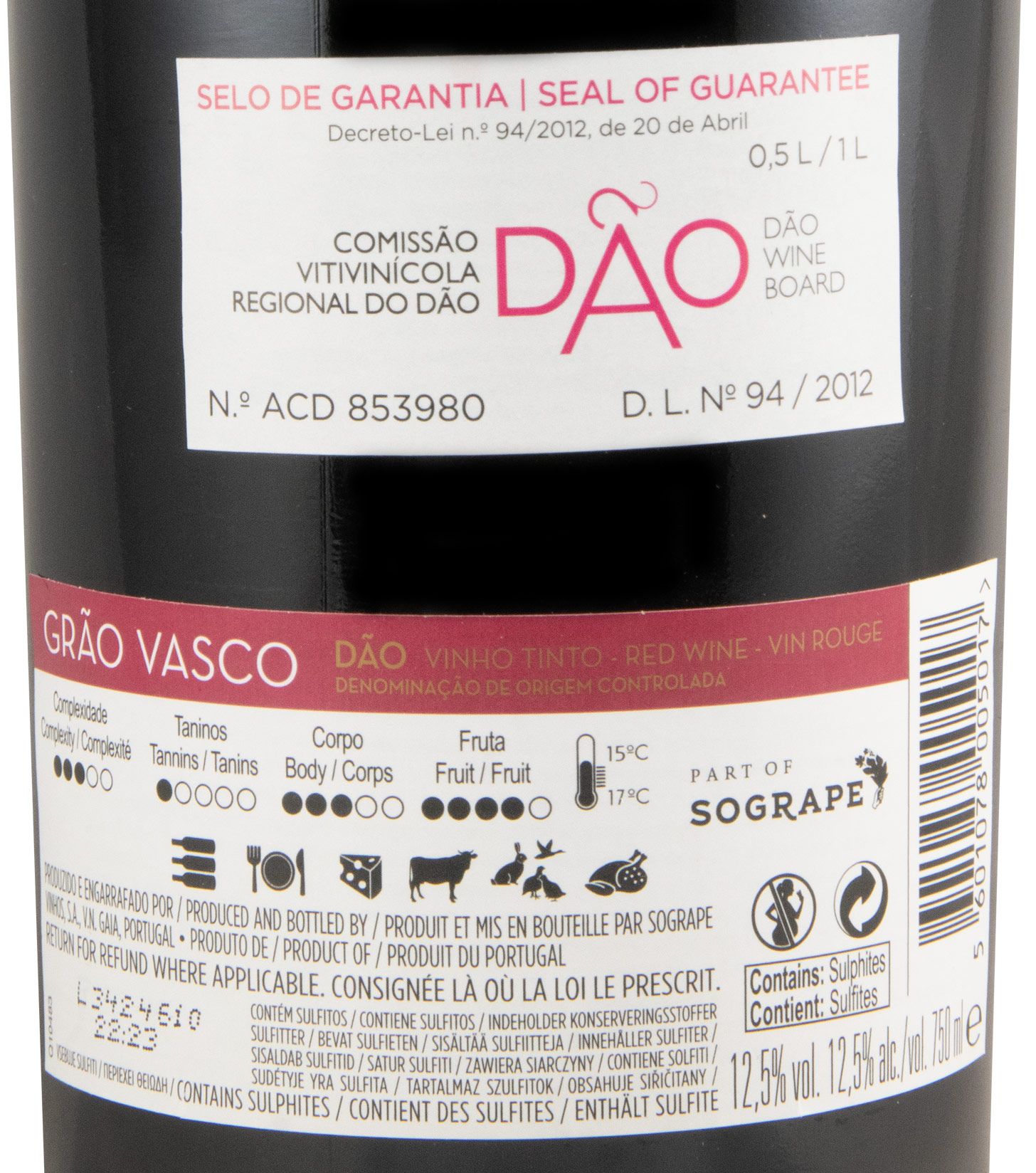 2022 Grão Vasco tinto
