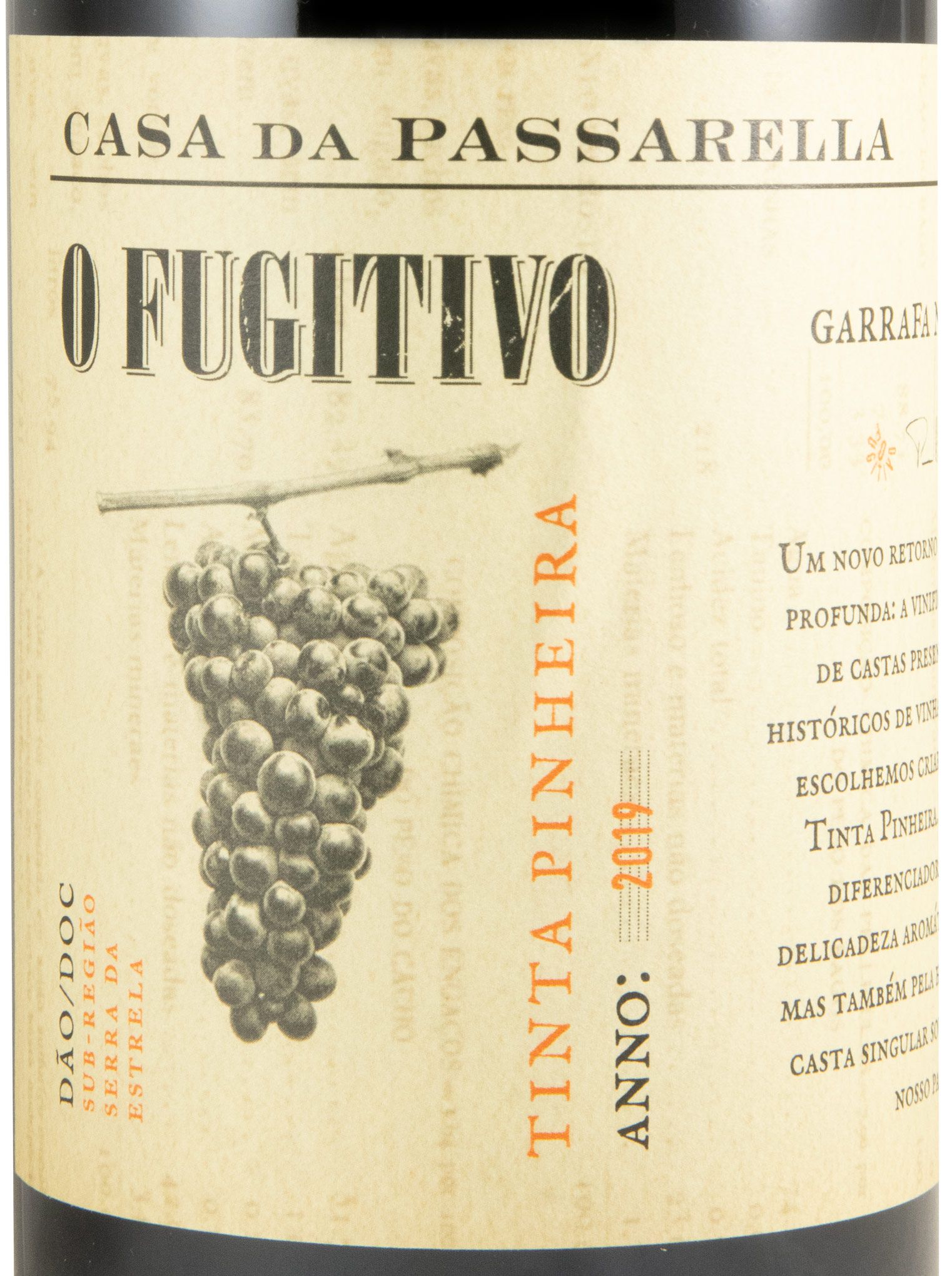 2019 Casa da Passarella O Fugitivo Tinta Pinheira tinto