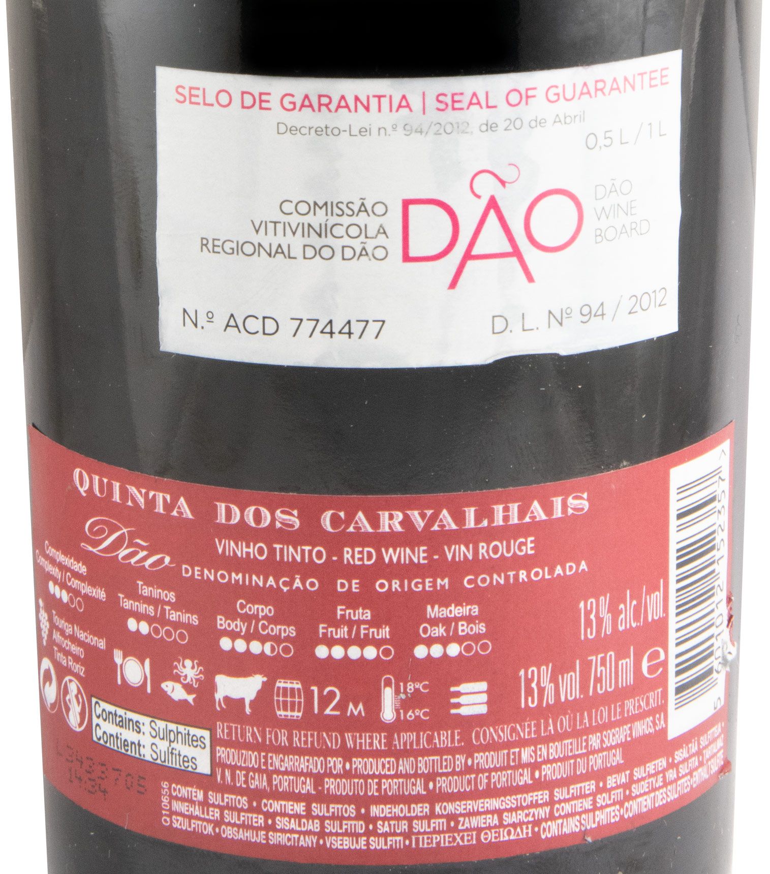 2022 Quinta dos Carvalhais tinto
