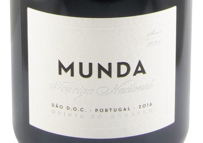 2016 Munda Touriga Nacional tinto
