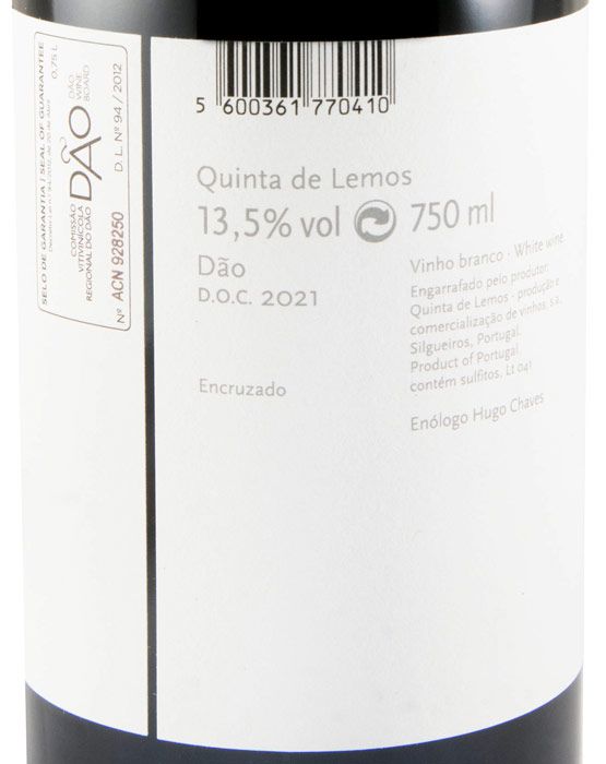 2021 Quinta de Lemos Dona Paulette white