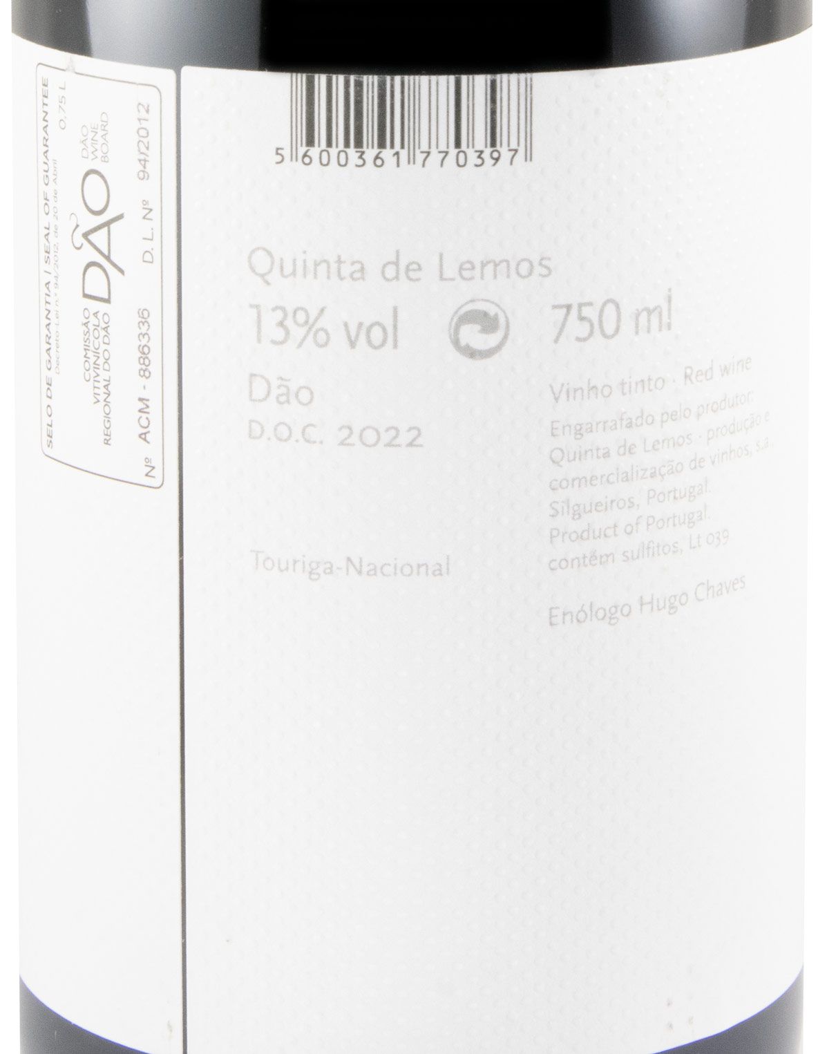 2022 Quinta de Lemos Lucita tinto