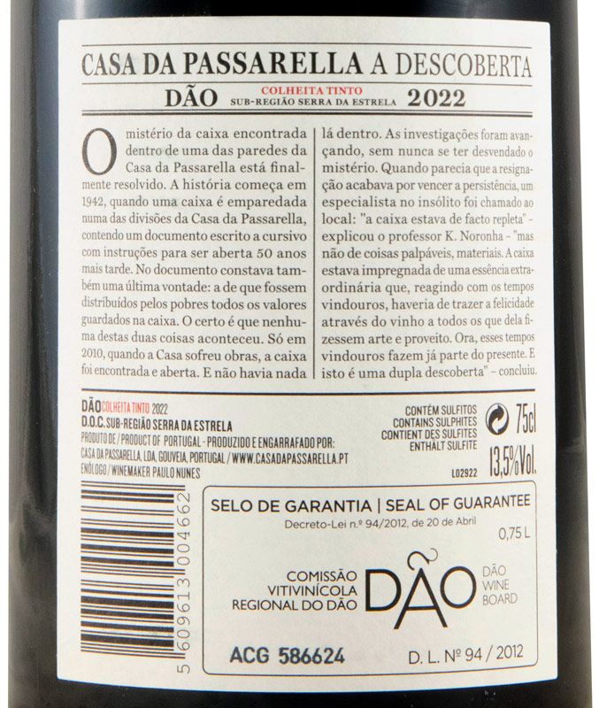 2022 Casa da Passarella A Descoberta red