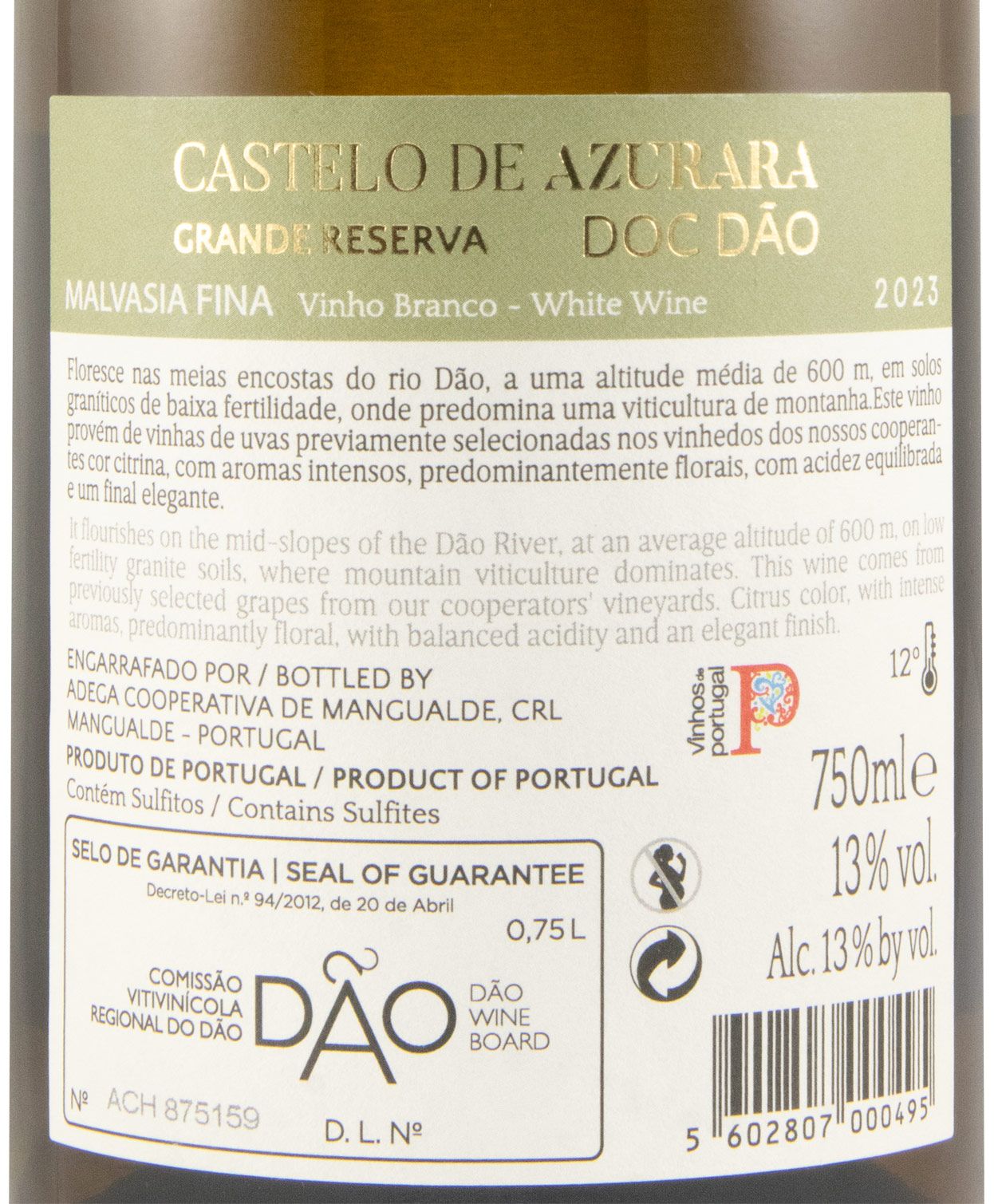 2023 Castelo de Azurara Malvasia Fina Grande Reserva branco