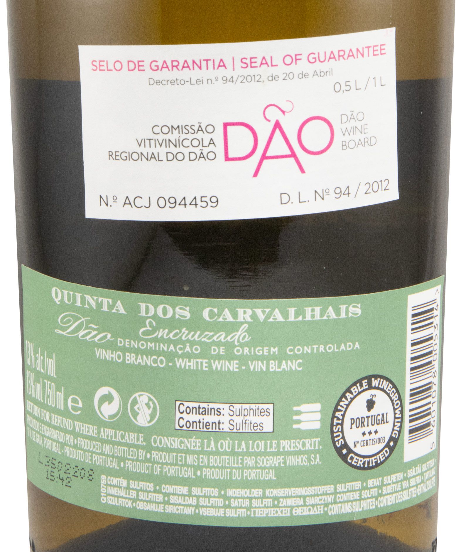 2023 Quinta dos Carvalhais Encruzado white