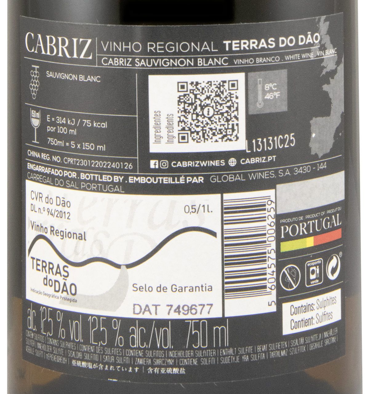 2024 Cabriz Sauvignon Blanc branco