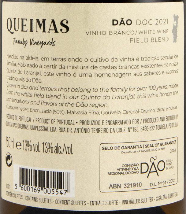 2021 Queimas Field Blend white