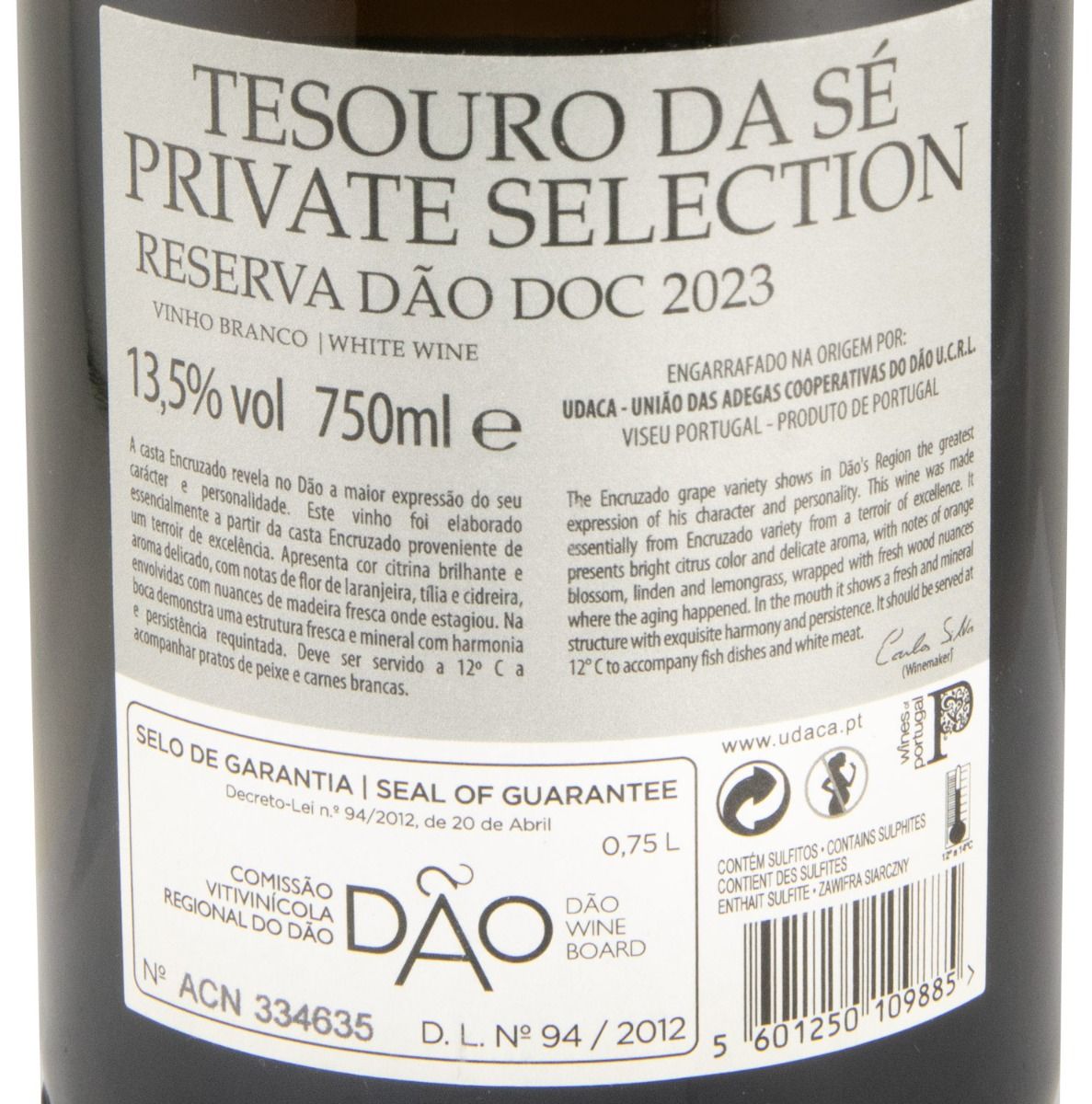 2023 Tesouro da Sé Encruzado Reserva branco