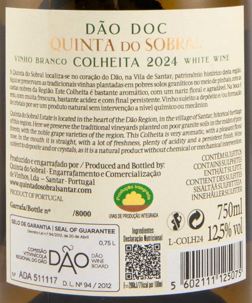 2024 Quinta do Sobral branco