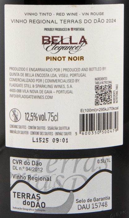 2024 Bella Élégance Pinot Noir tinto