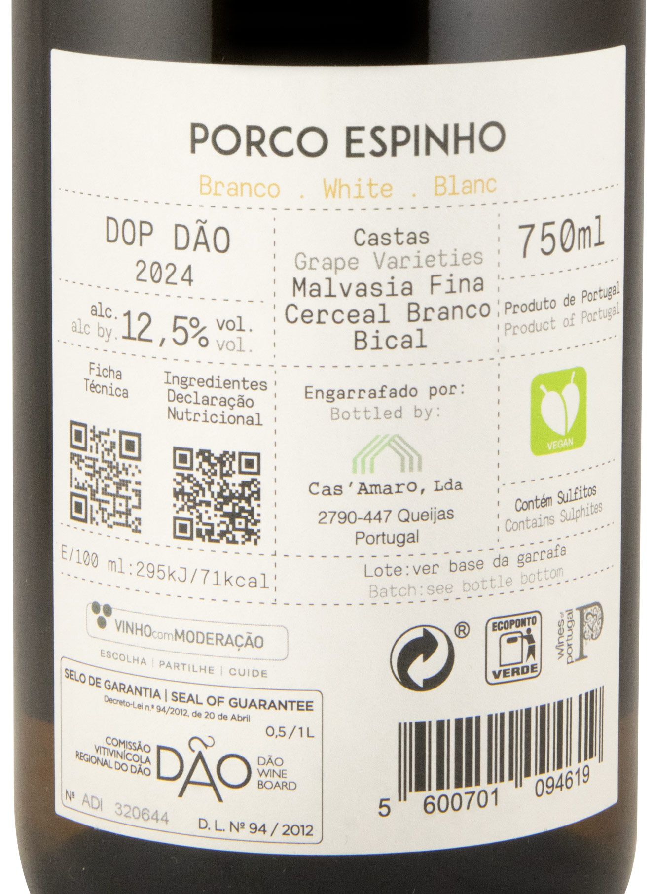 2024 Porco Espinho white