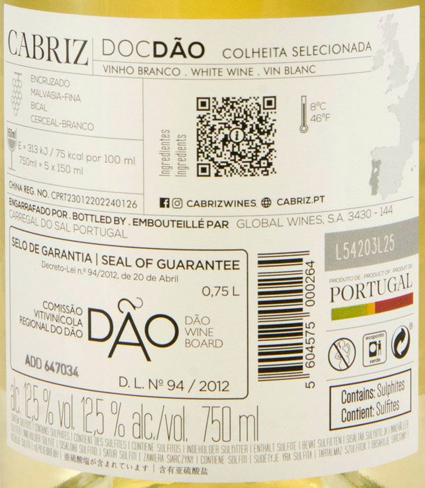 2024 Cabriz Colheita Selecionada white