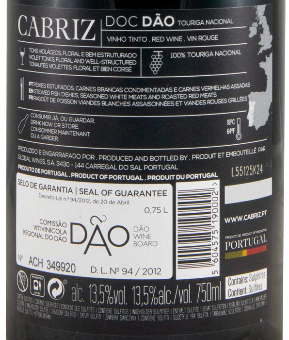 2022 Cabriz Touriga Nacional tinto