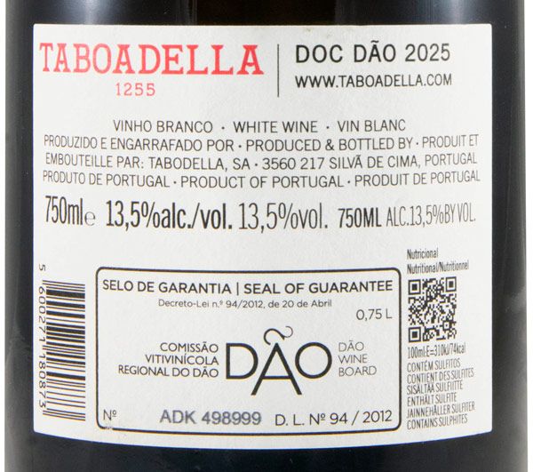 2025 Taboadella white