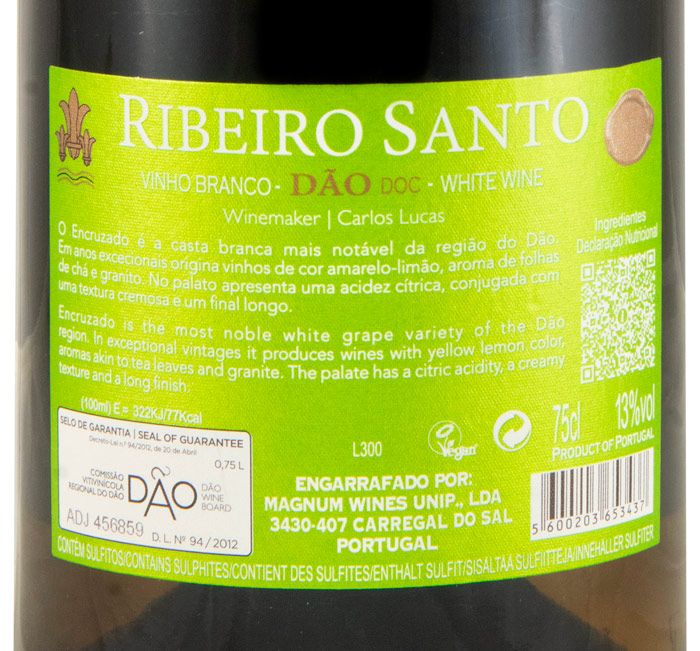 2025 Ribeiro Santo Encruzado branco