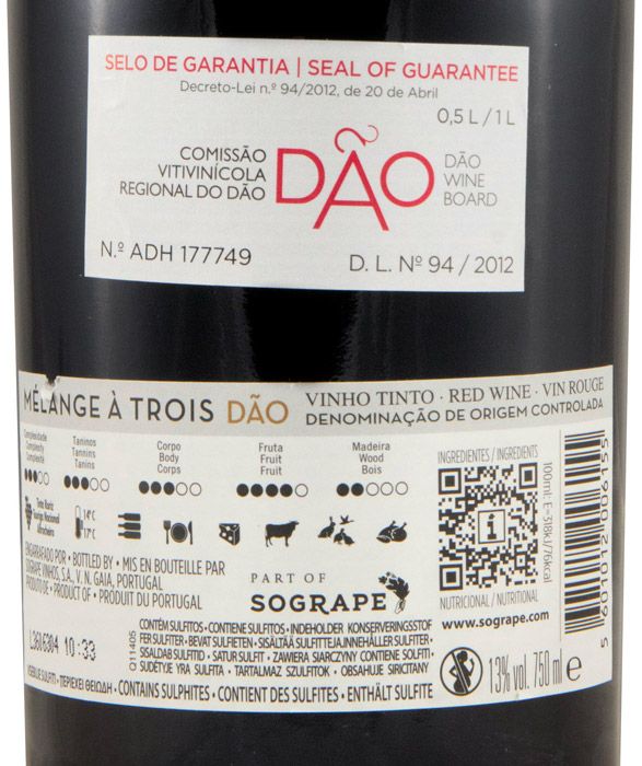 2024 Quinta dos Carvalhais Mélange à Trois tinto