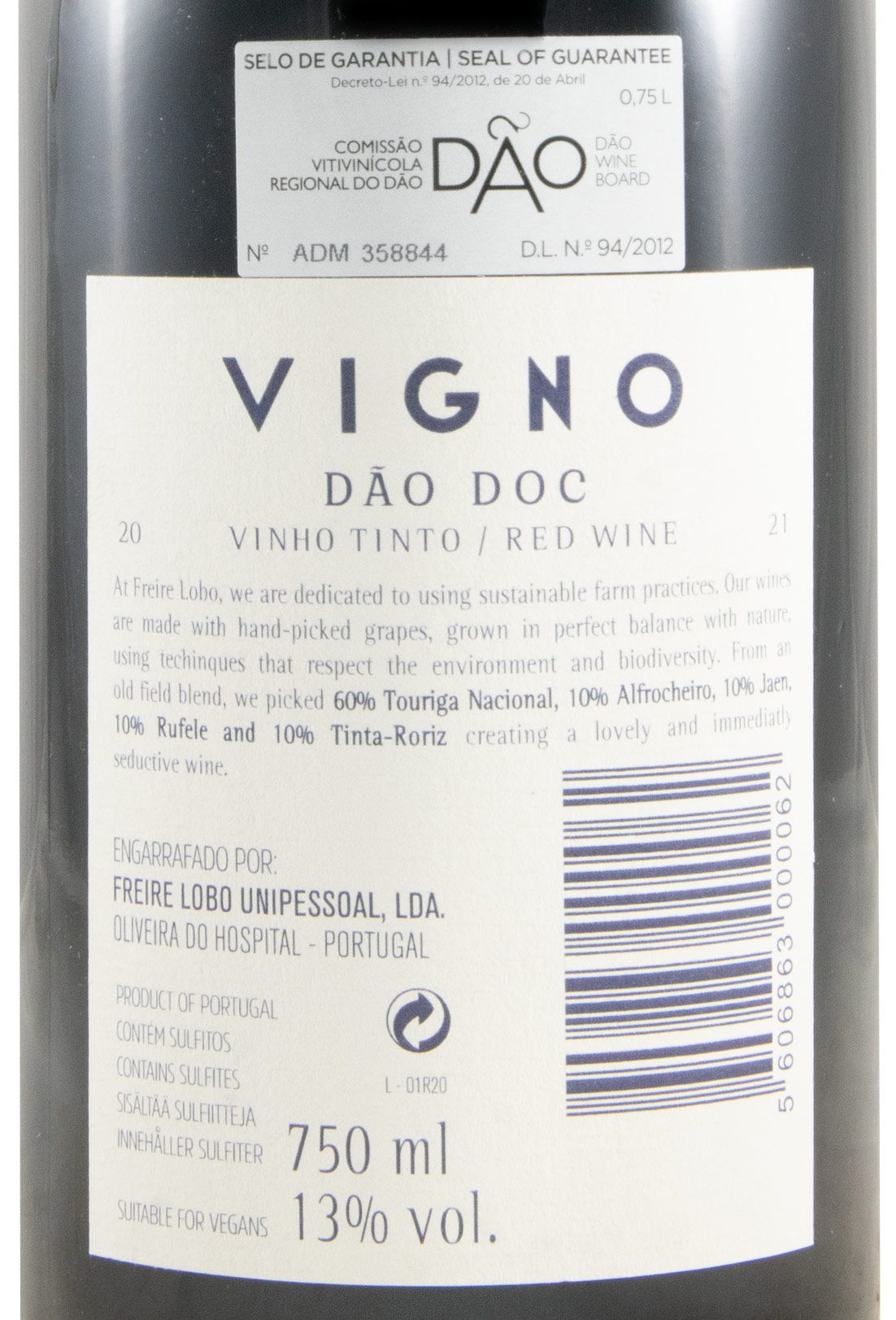 2021 Freire Lobo Vigno Terroir Blend red