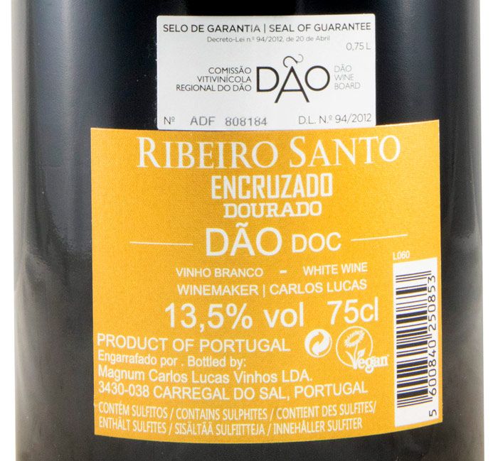 2024 Ribeiro Santo Encruzado Dourado white