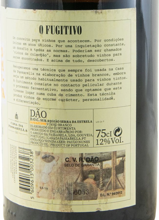 2017 Casa da Passarella O Fugitivo Curtimenta branco